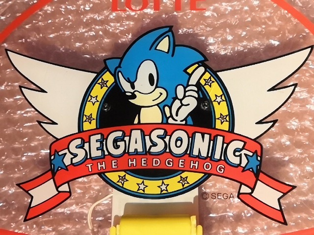 ソニック ザ ヘッジホッグ 看板 セガ SONIC THE HEDGEHOG SEGAの画像1