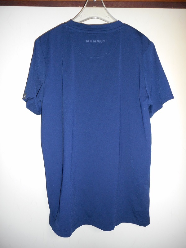 MAMMUT(マムート) 半袖Tシャツ「QD Logo Print T-Shirt AF Men」 ネイビー ASIA-Lサイズの画像5