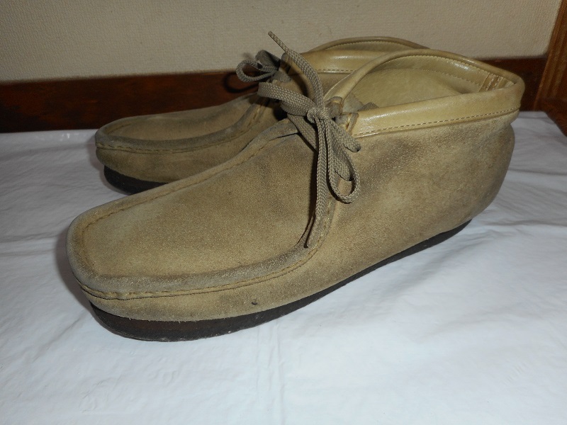 Clarks( Clarks )wala Be ботинки оттенок бежевого замша 8.5 дюймовый 26.5cm