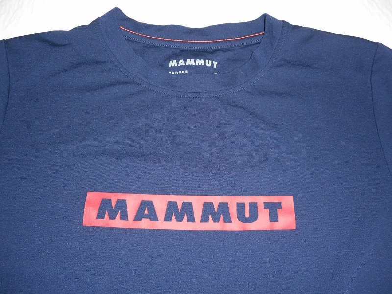 MAMMUT(マムート) 半袖Tシャツ「QD Logo Print T-Shirt AF Men」 ネイビー ASIA-Lサイズの画像3