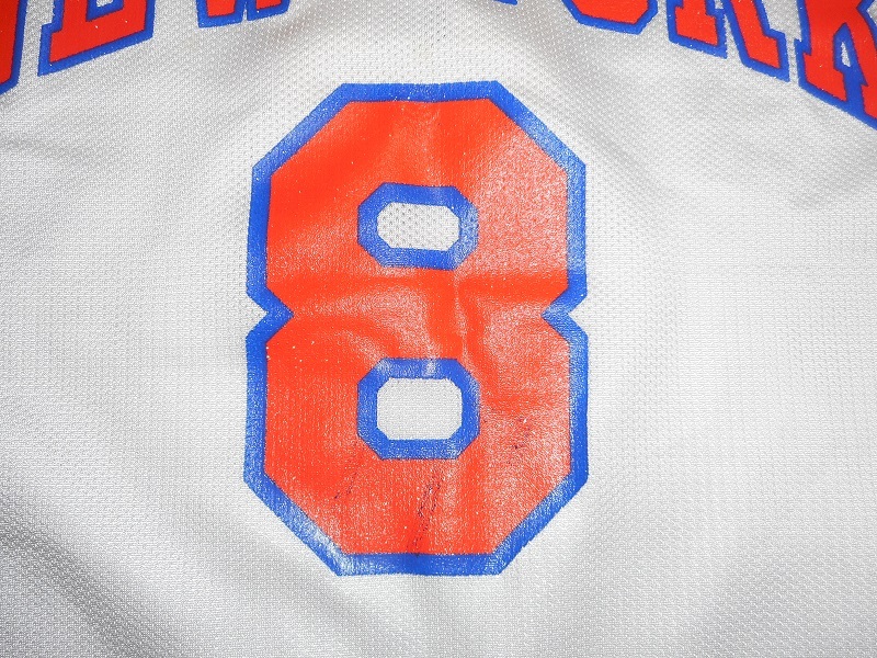 90's ビンテージ champion(チャンピオン) NBA NEW YORK KNICKS レプリカユニフォーム #8 SPREWELL スプリーウェル ニューヨーク・ニックスの画像3