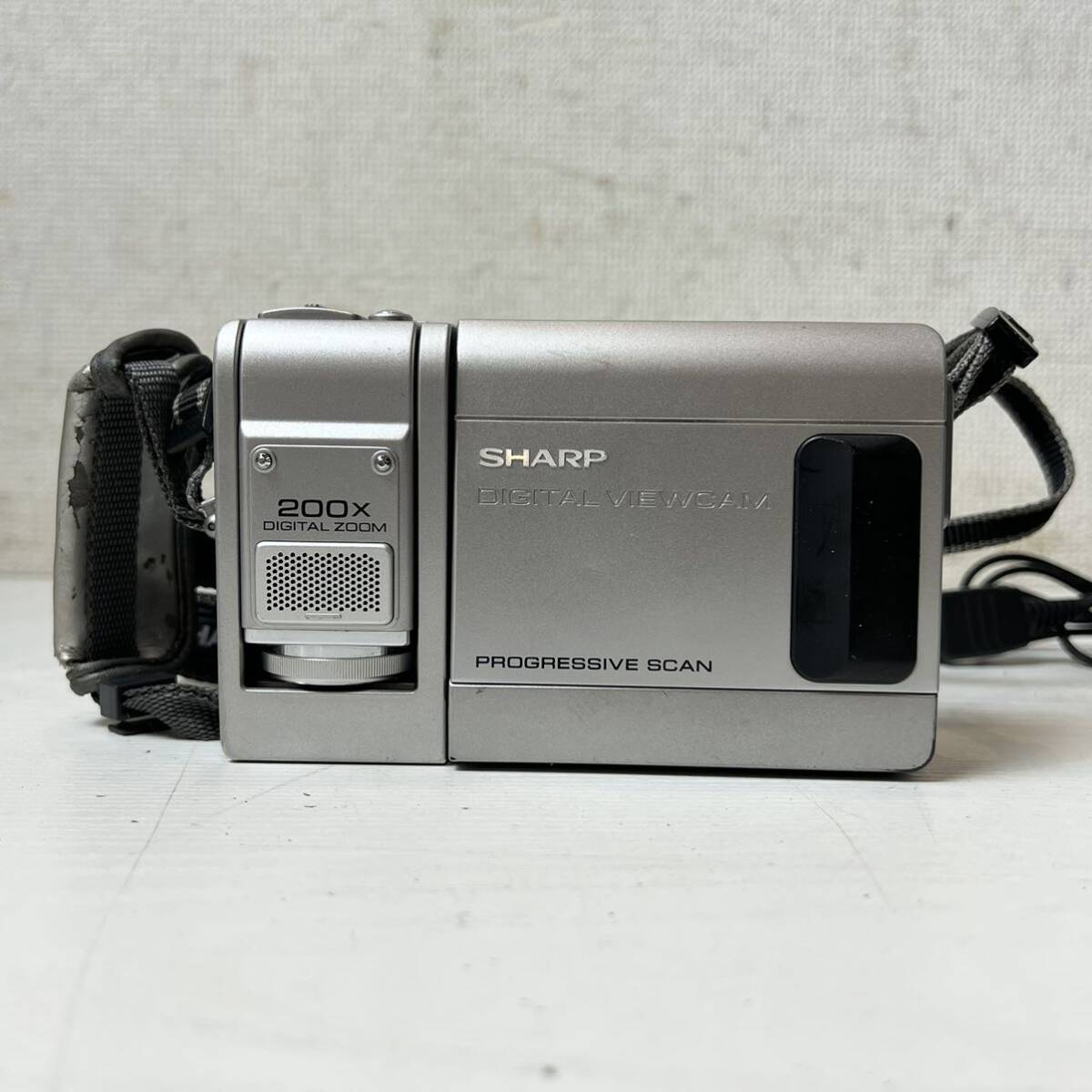 265＊中古品 SHARP シャープ デジタルビデオカメラ VL-FD1 液晶 デジタル ビューカム 通電確認済み＊の画像2