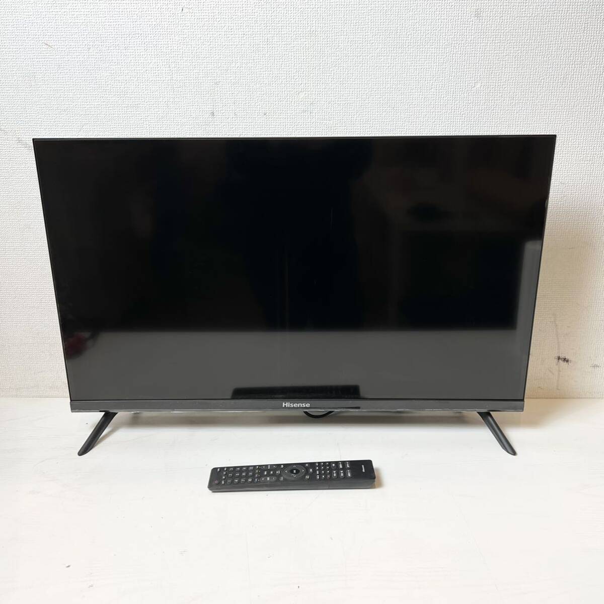 255＊中古品 Hisense 液晶テレビ 32E35G 2021年製 32型 リモコン付き ハイセンス 簡易動作確認済み＊の画像1