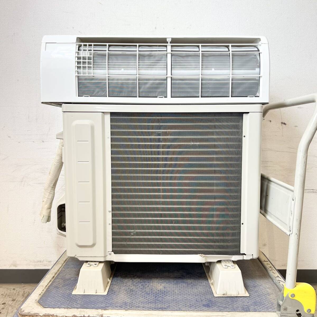 201＊中古品 ダイキン DAIKIN ルームエアコン 主に8畳用 2.5kW AN25YES-W 2021年製 リモコン付き 動作確認済み＊の画像3