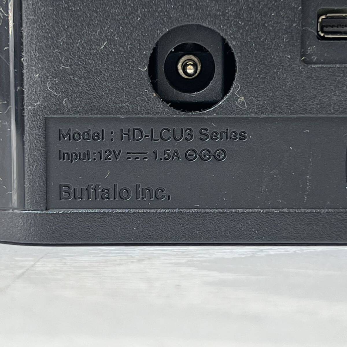 235＊中古品 バッファロー 外付けハードデスク 2TB HD-LCU3-Eシリーズ USB3.0 黒/ブラック 本体 HDD BUFFALO ジャンク 現状品＊_画像9