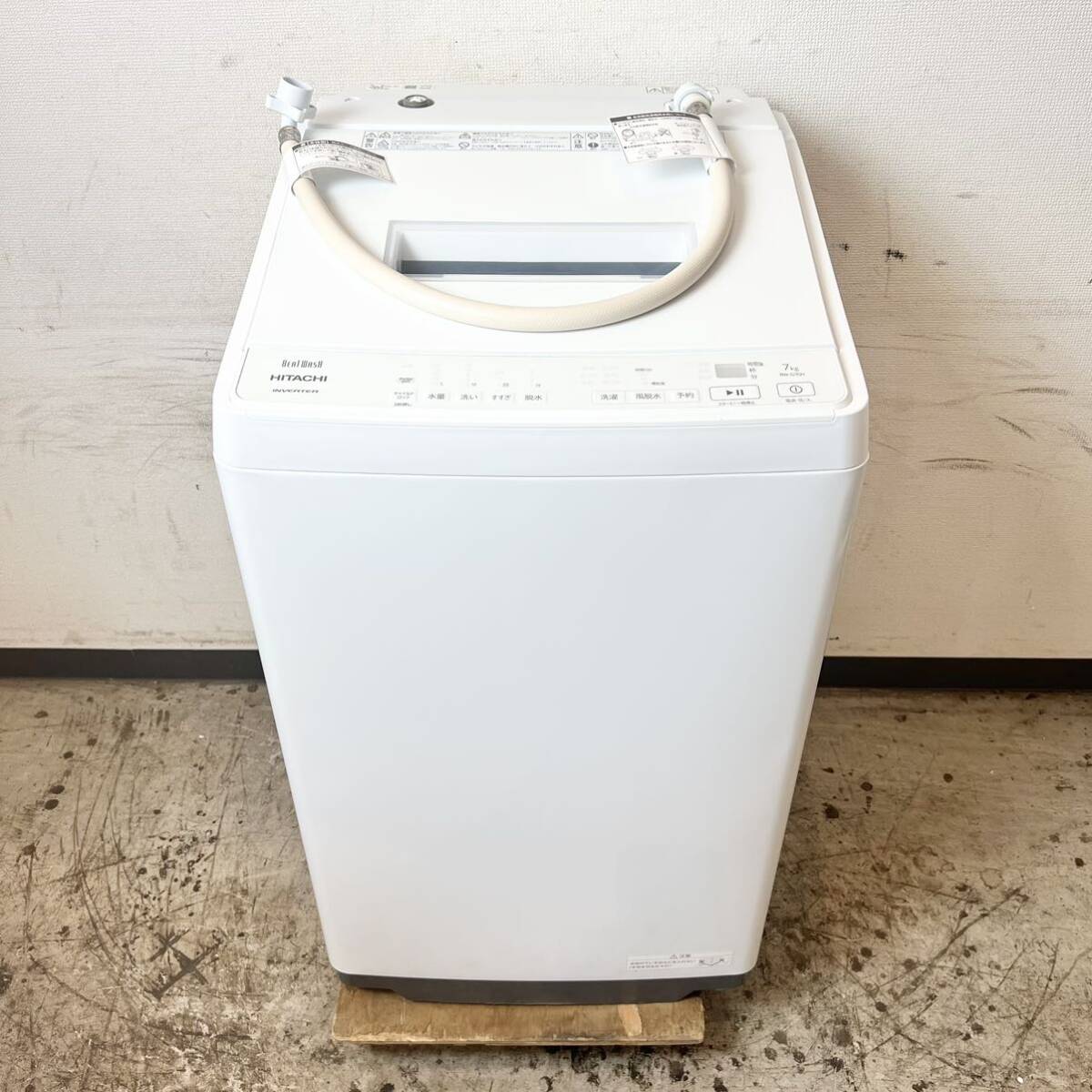 201＊中古品 HITACHI 日立 BW-G70H ビートウォッシュ 2022年製 全自動洗濯機 7.0kg 動作確認済み＊