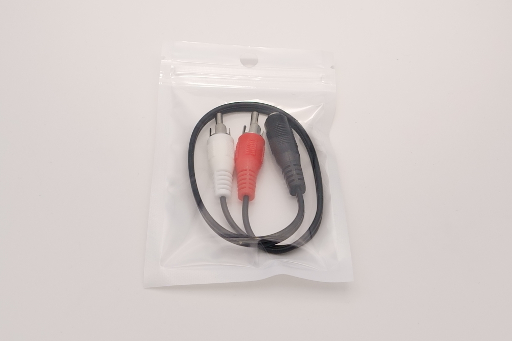 3.5mm стерео Mini штекер ( женский ) изменение RCA вилка сетевого шнура ( мужской ) 20cm изменение кабель /A050