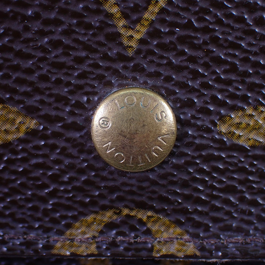 【中古】Louis Vuitton/ルイヴィトン モノグラム M61217 ポルトフォイユ・インターナショナル 長財布[b35-59］_画像9