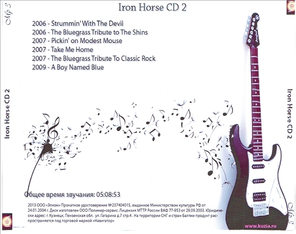 IRON HORSE CD1+CD2 大全集 MP3CD 2P⊿_画像3