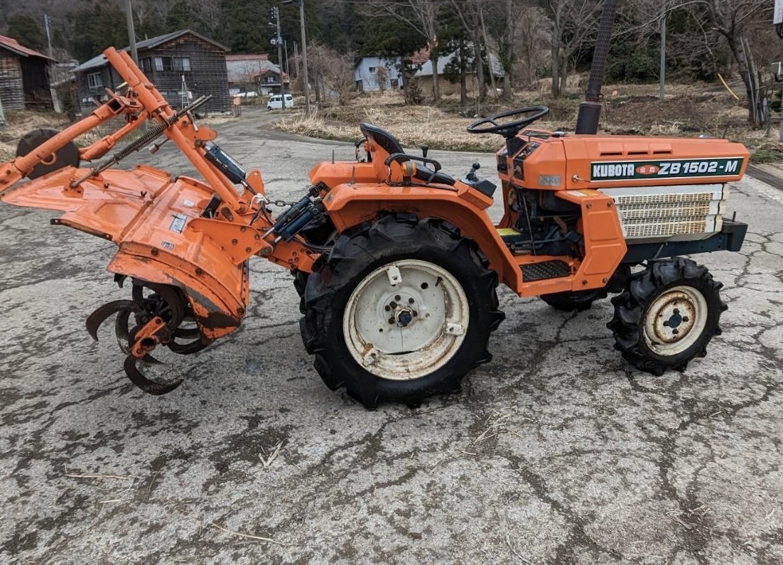 実働 KUBOTA トラクター ZB1502-M 実働車 クボタコンバイン 農機具の画像2