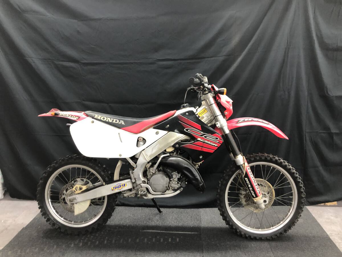 書類付実働 レーサー WOODSPROS ジェネレーター付き ホンダ CR125R CR125  保安部品付 アルミフレーム  YZ125 CR80 CR250の画像2