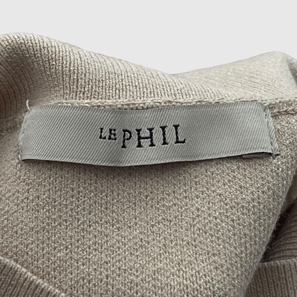 LE PHIL ルフィル ラインオーバーワンピース ニットワンピース LE PHIL ルフィル ラインオーバーワンピース ニットワンピース