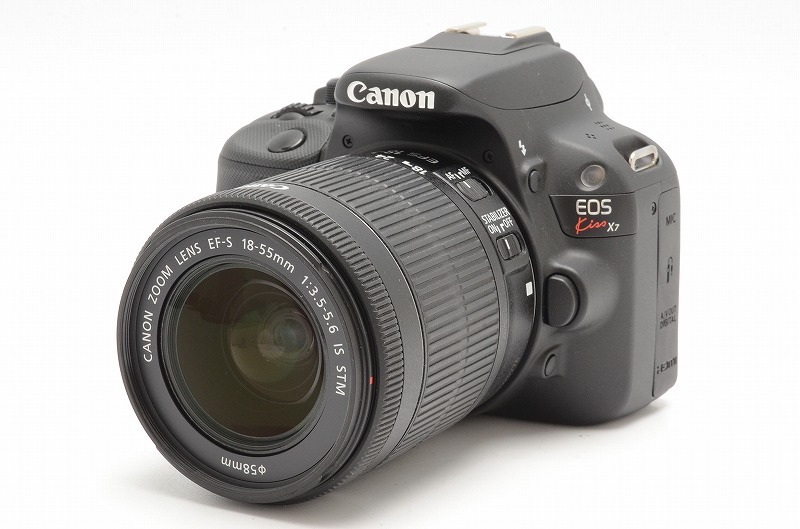 [新品同様] Canon EOS Kiss X7 ショット数310回 / EF-S 18-55mm F3.5-5.6 IS STM #11625_画像2