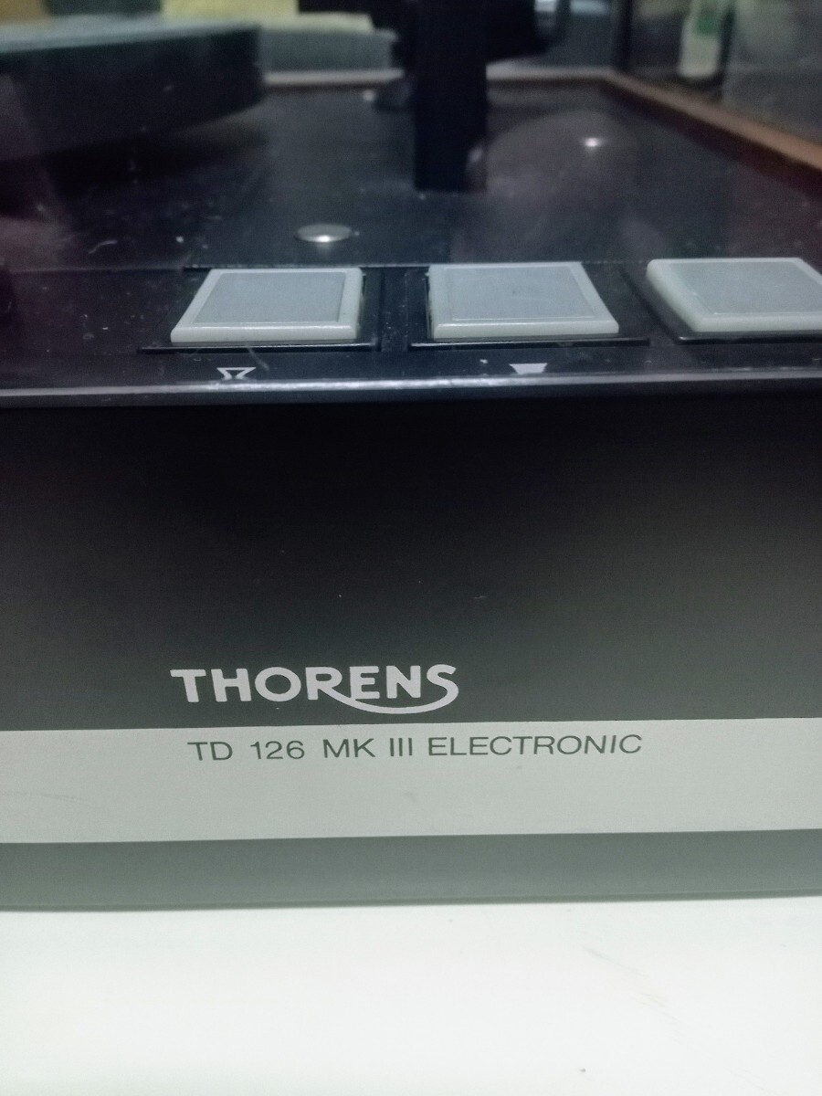 THORENS トーレンス TD 126 MKIII ターンテーブル 美品 現状品の画像2