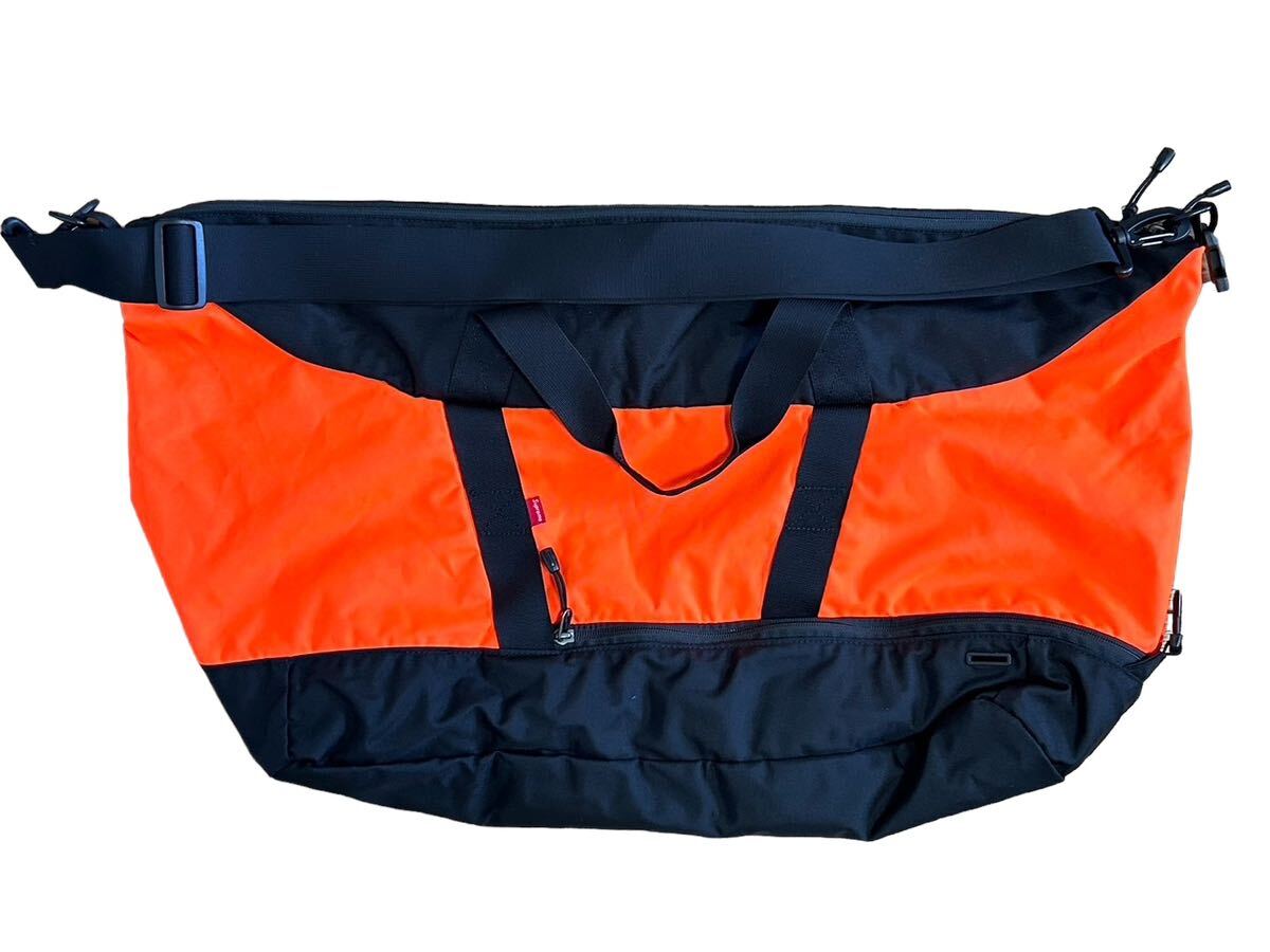 正規品 美中古品 販売数極小SUPREME 16AW Supreme × The North Face Apex Duffel Bag オレンジ ボストンバッグ ドラムバッグの画像3