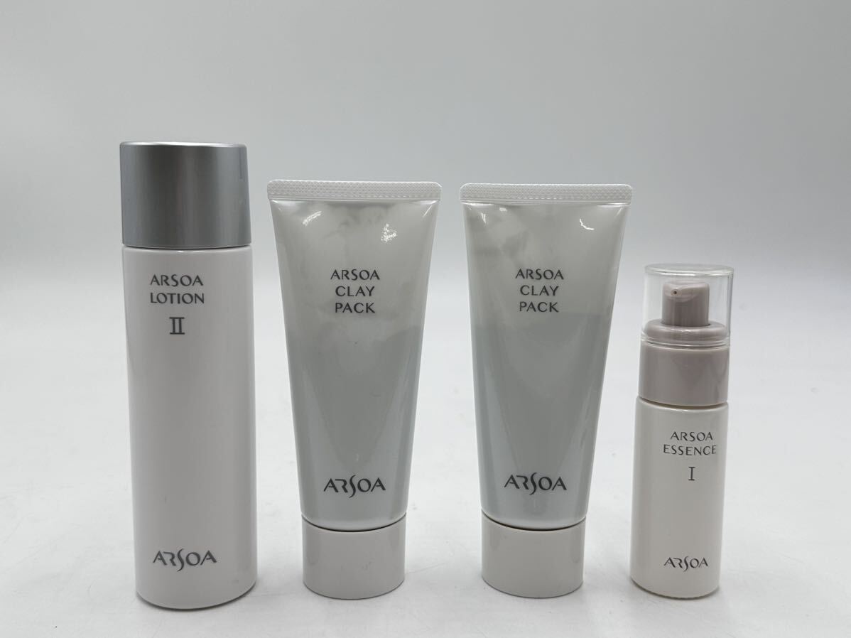 ＃80 ARSOA アルソア ESSENCEⅠ LOTIONⅡ CLAYPACK エッセンス ローション クレイパック まとめ  コスメ スキンケア 化粧 の画像1