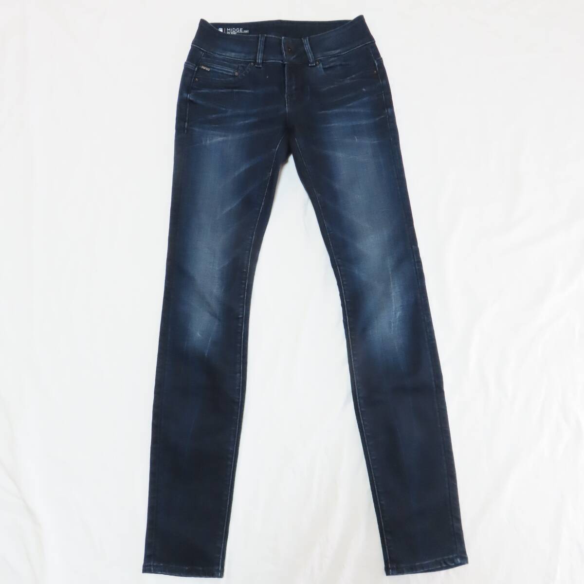 即決 G-STAR RAW MIDGE CODY MID SKINNY ストレッチ ジーパン レディース 27 ウェスト約65cm _画像3