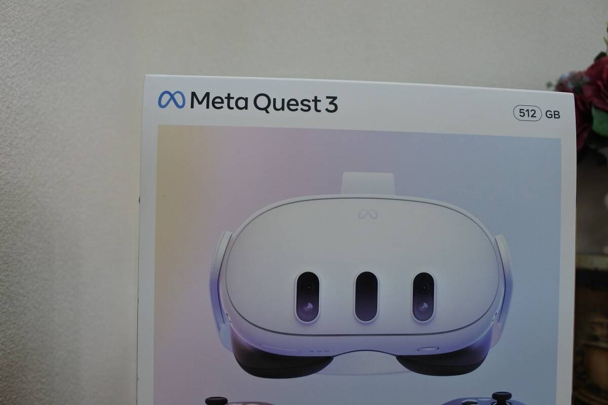 PC祭 Meta Quest3 512GB メタクエスト3 オールインワンVRヘッドセット 未開封品の画像2
