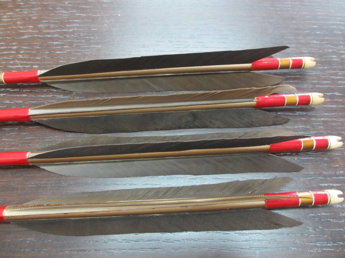 スポーツ祭 弓道具 弓具 矢 イーストン XX75 1913 4本 長期保管品 使用品 EASTONの画像2