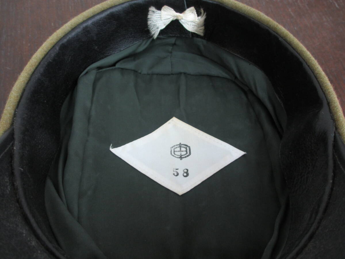 骨董祭 アンティーク祭 旧日本軍 制帽 帽子 長期保管品 使用品の画像7
