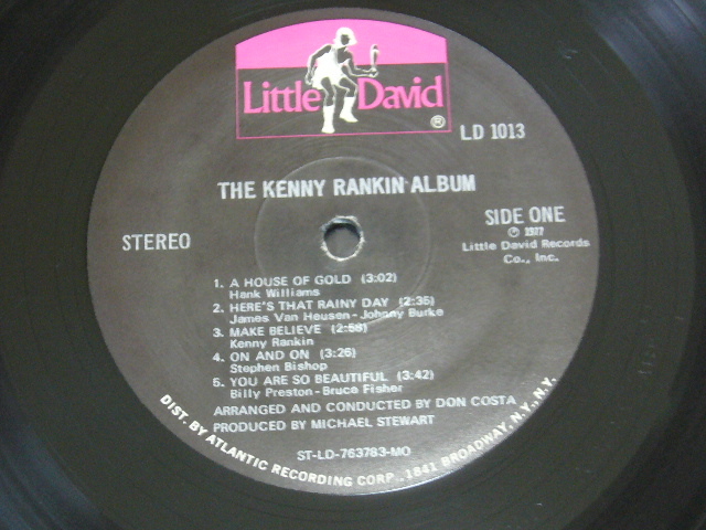 KENNY RANKIN /The KENNY RANKIN Album/USA盤/1977年盤/LD 1013/ 試聴検査済み_画像3