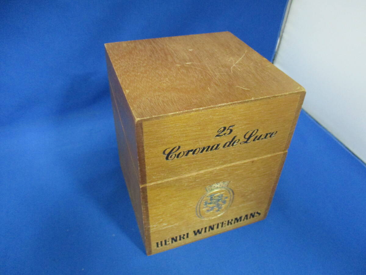 【空箱】HENRI WINTERMANS ヘンリー・ウィンターマンズ 葉巻用木製ケース ホーランド/オランダ【1799】_画像3