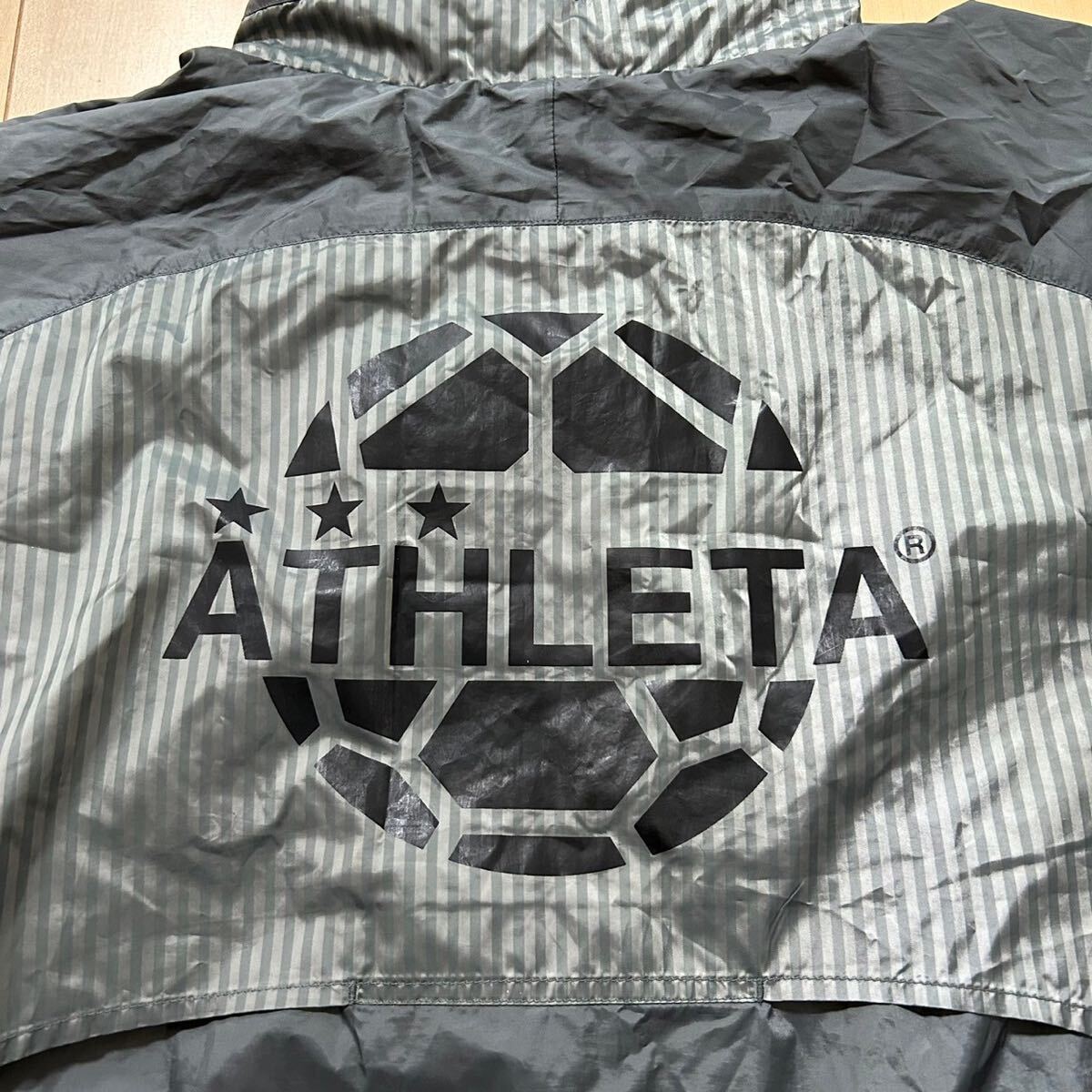 美品 ATHLETA アスレタ シャカシャカ ウインドブレーカー トレーニングウェア 上下セット メンズ Oサイズ サッカー フットサルの画像5