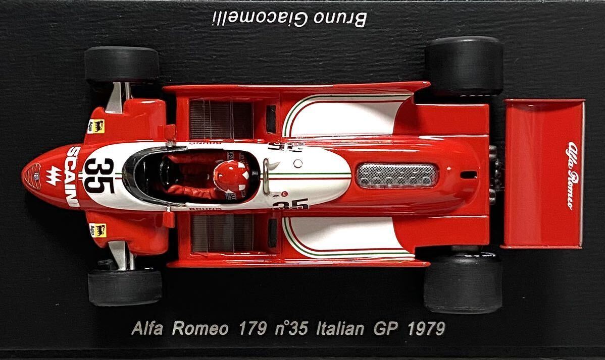 スパーク 1/43 アルファロメオ179 No.35 B.ジャコメリ 1979 イタリアGPの画像8