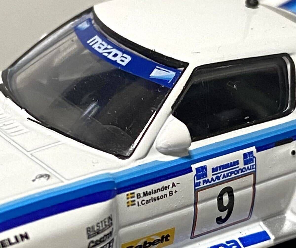 CM'S 1/64 ラリーカーコレクション SS.15 MAZDA RX-7 No.9 I.カールソン 1985 WRC アクロポリスラリー 3位_画像8