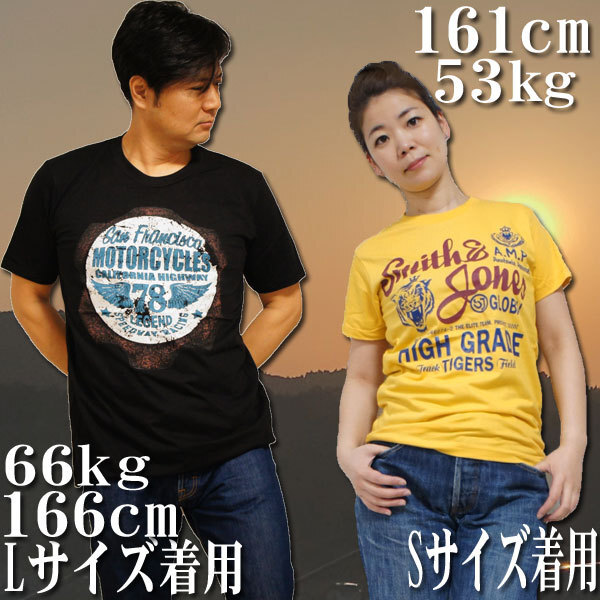 グレープフェロー男爵【半袖】【M】アメリカンヴィンテージ風レトロTシャツ アメカジ ビンテージ Tシャツ クラシック イラストの画像6