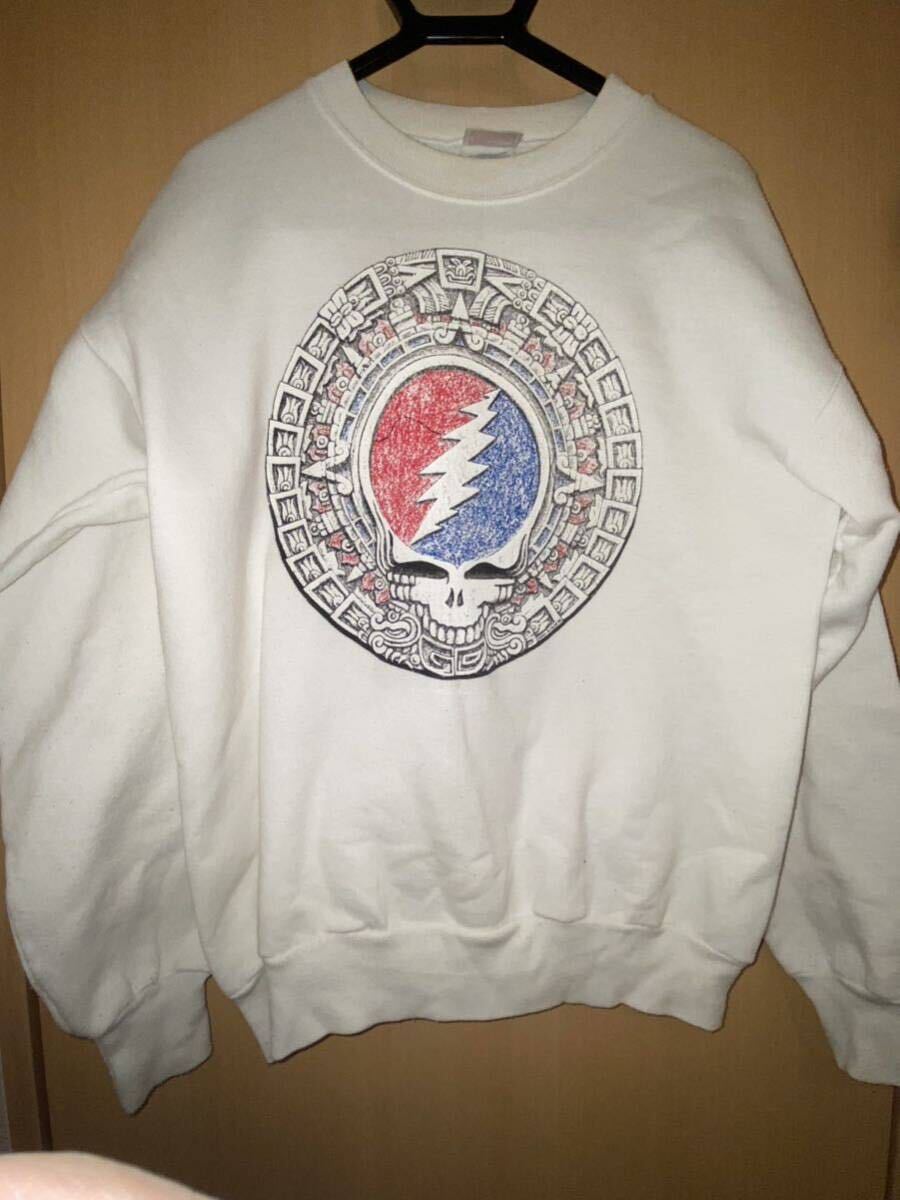 希少レアGrateful Dead グレイトフル・デッドスウェット トレーナー 90s USEDビンテージ ヴィンテージ hanes旧タグ古着_画像1