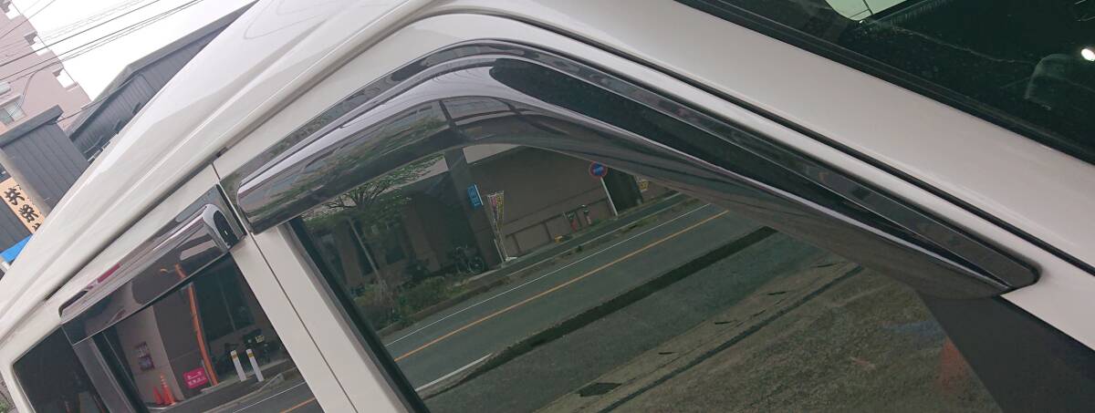 アトレーワゴン、ハイゼット等 S321V S331V サイド ドア バイザー フロント リア 中古品の画像4
