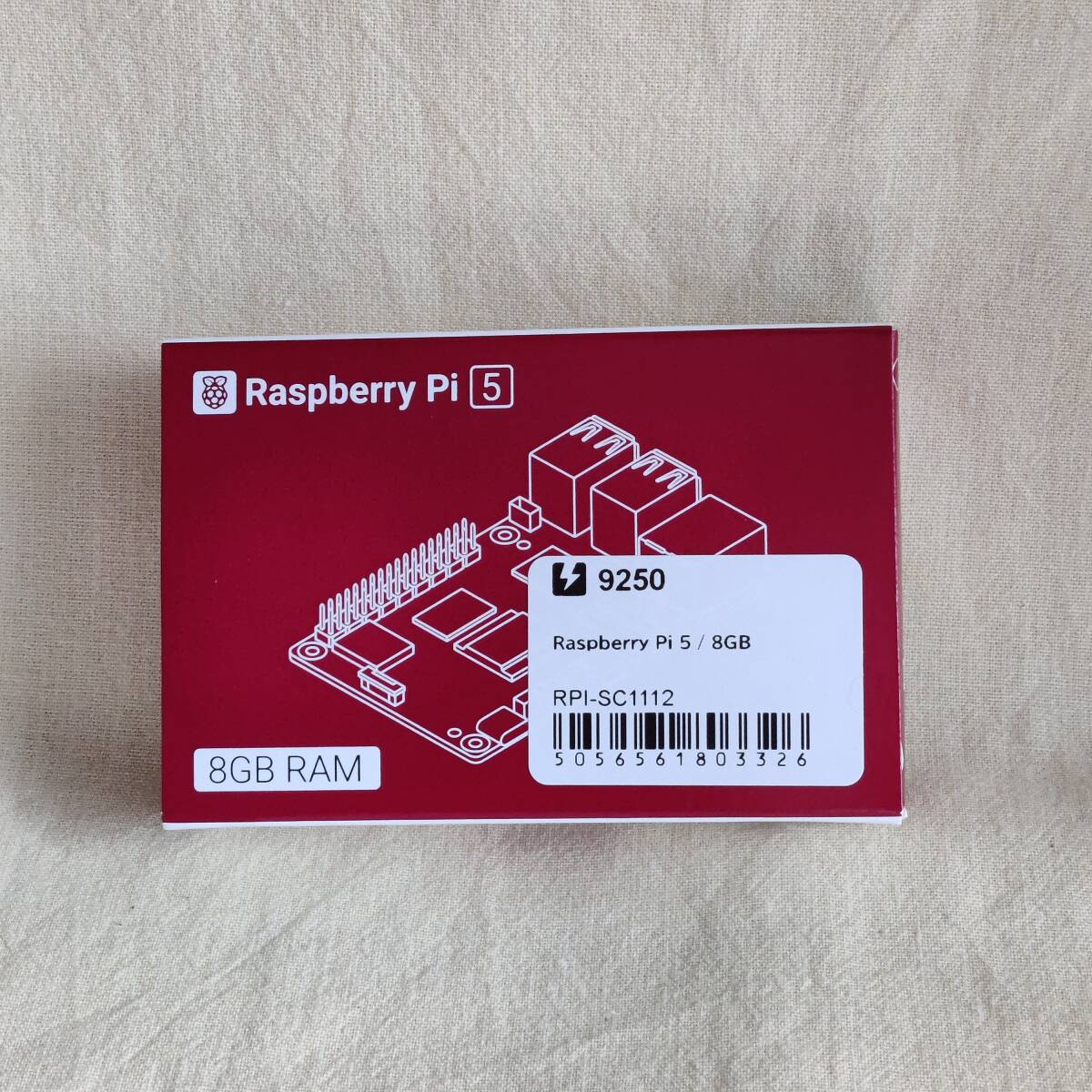 【HBNL6E】ラズベリーパイ Raspberry Pi 5 8GB 本体 新品 未使用 未開封_画像1