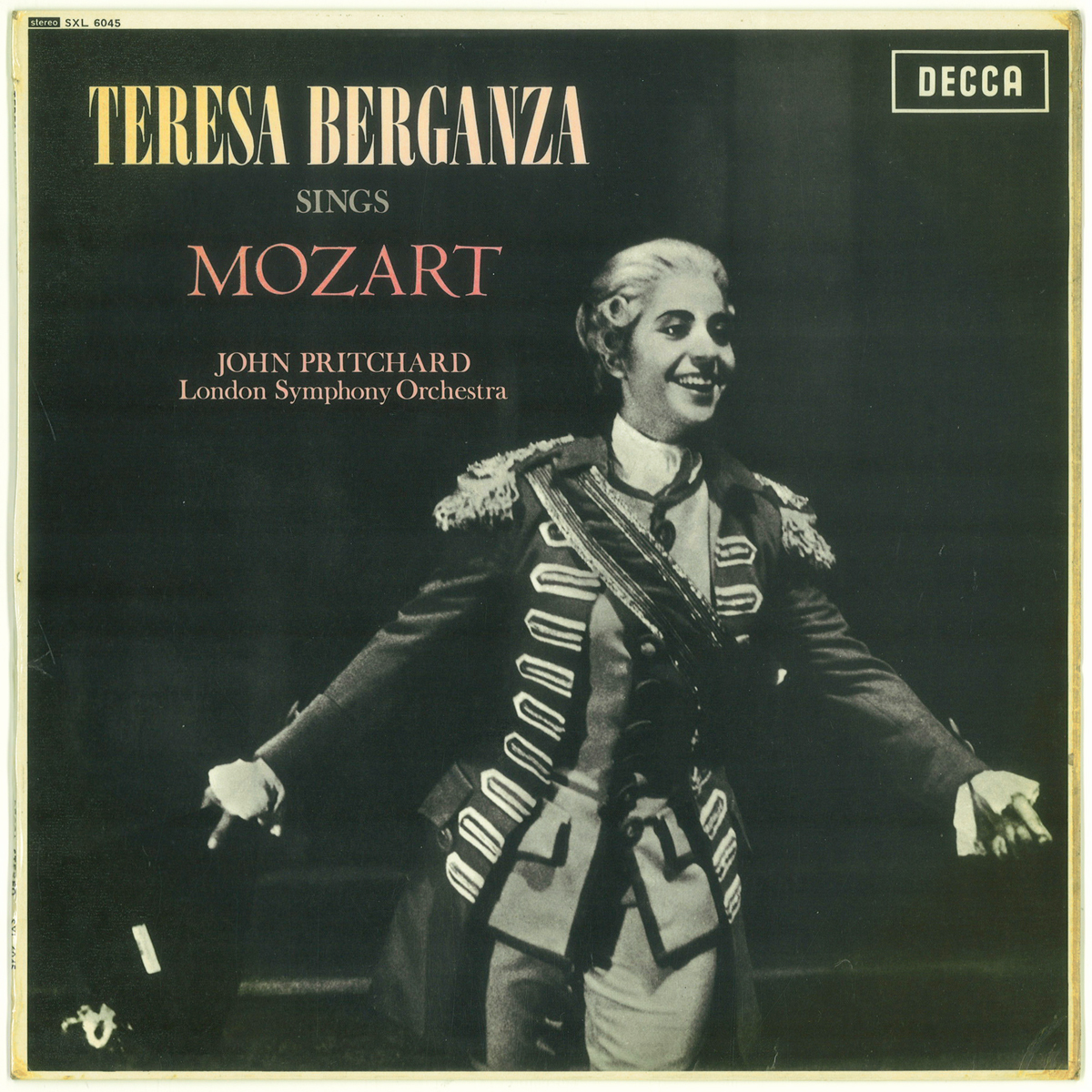 英Decca SXL6045　モーツァルト「アリア集」　テレサ・ベルガンサ_画像1