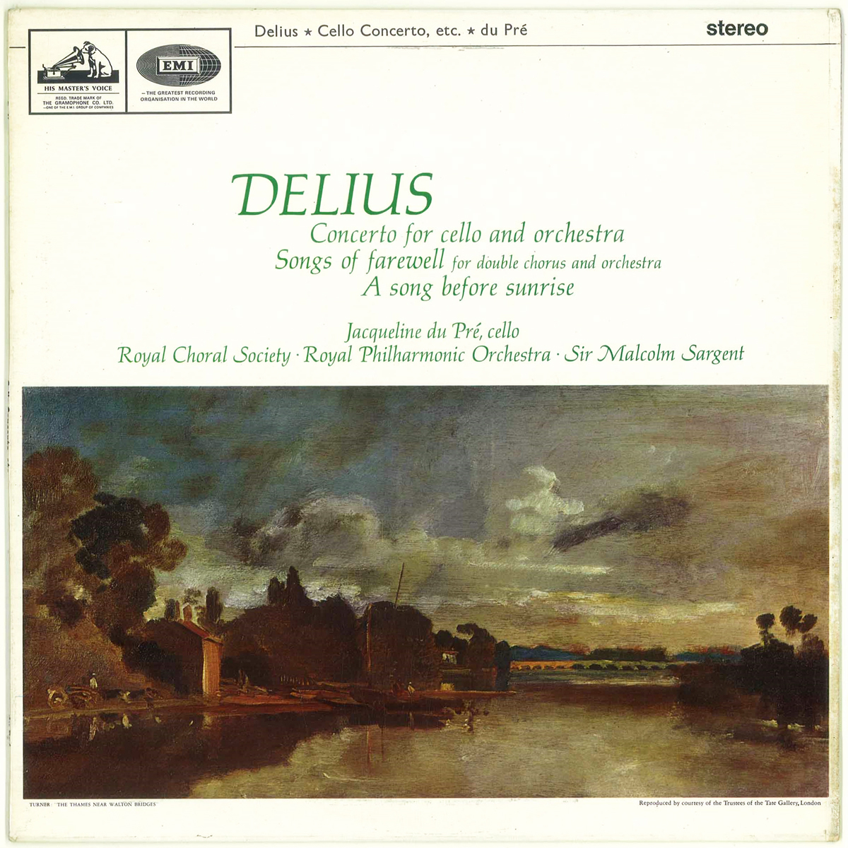 【非売品】 英HMV ASD644 ディーリアス「チェロ協奏曲」 デュ・プレ サージェント ロイヤル・フィルの画像1