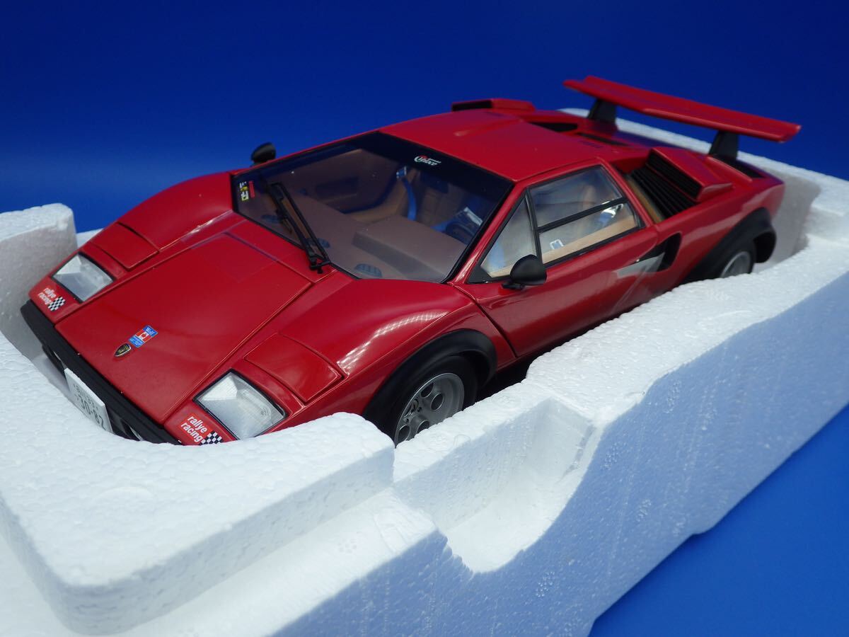 KYOSHO LAMBORGHINI COUNTACH WALTER WOLF RED 1/18 京商 ランボルギーニ カウンタック ウォルターウルフ 赤の画像1