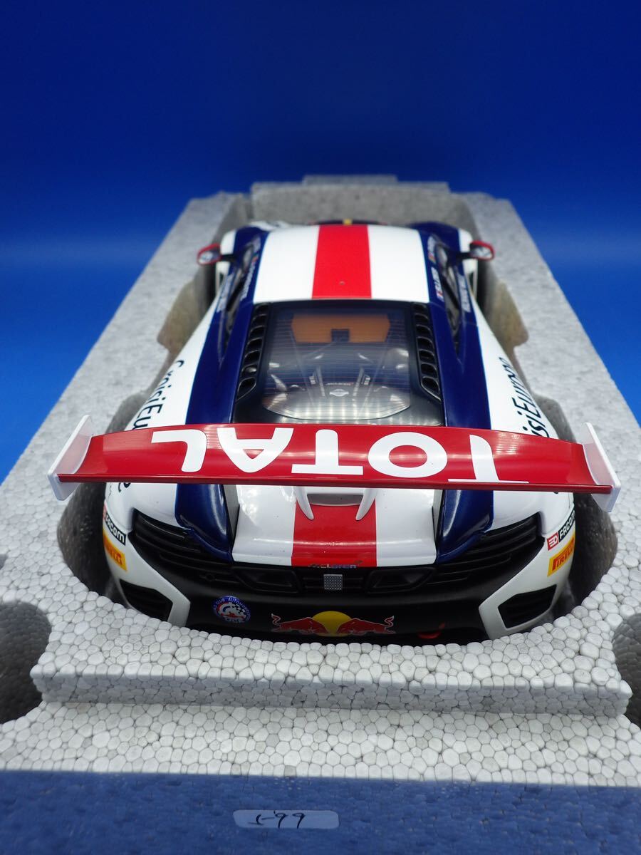 AUTOART McLAREN 12C GT3 RED BULL #9 1/18 OUTLET オートアート マクラーレン レッドブル アウトレット品の画像6