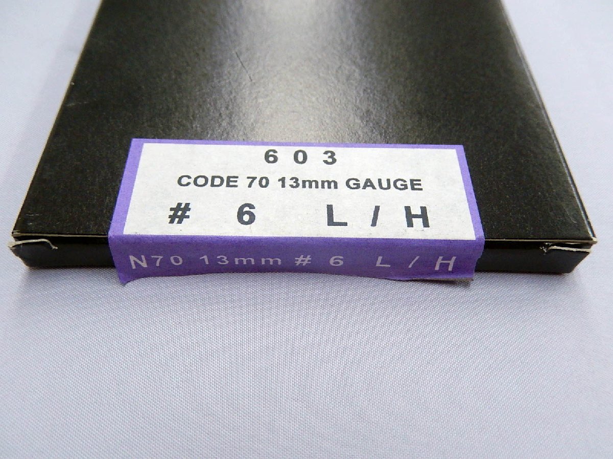 篠原模型■13mm コード70 6番ポイント（L/H・左） / QUALITY TRACK 603 (a)_画像2