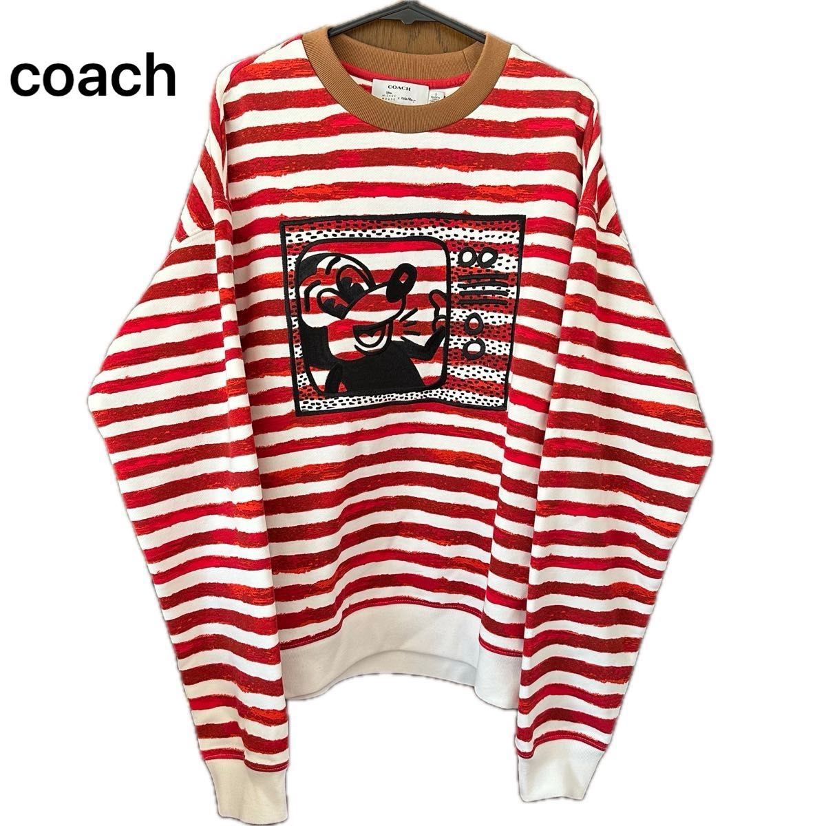 ★coachコーチ★ Disney Mickey Mouse x Keith Haring トレーナー