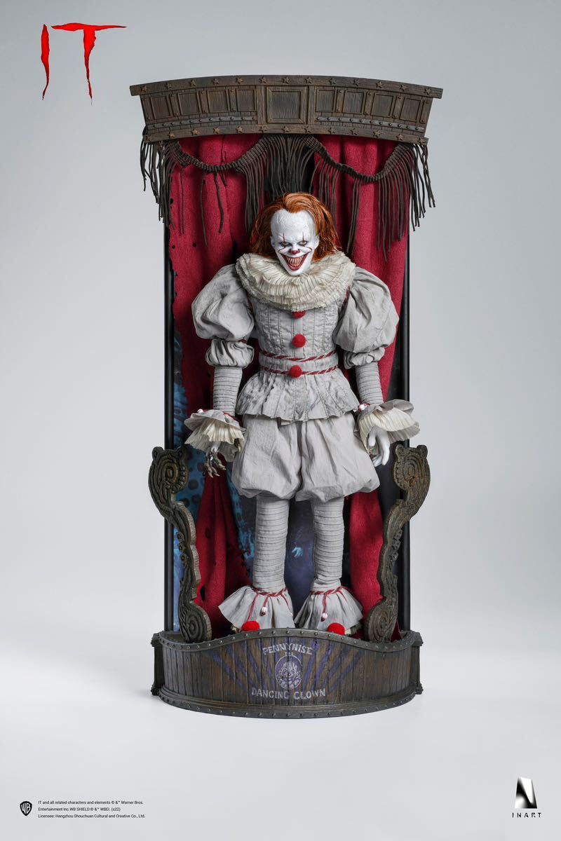 inart IT ペニー・ワイズ 新品 InArt IT Chapter Pennywise 1/6th Scale Collectible Figure (Deluxe Edition)の画像5