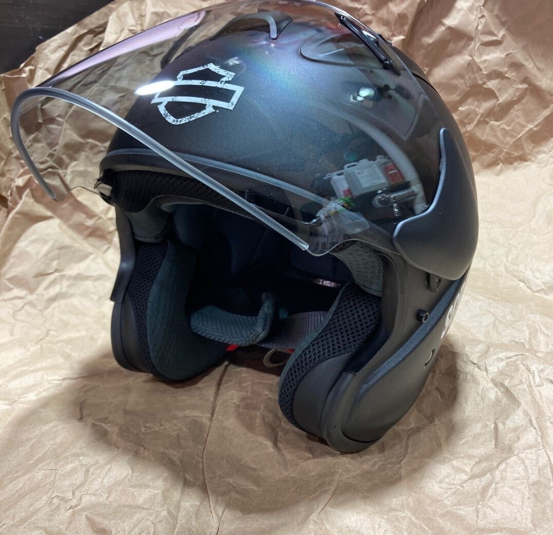 アライ SZ-Ram4 ジェットヘルメット Mサイズ 57〜58cm ガンメタ マットの画像1