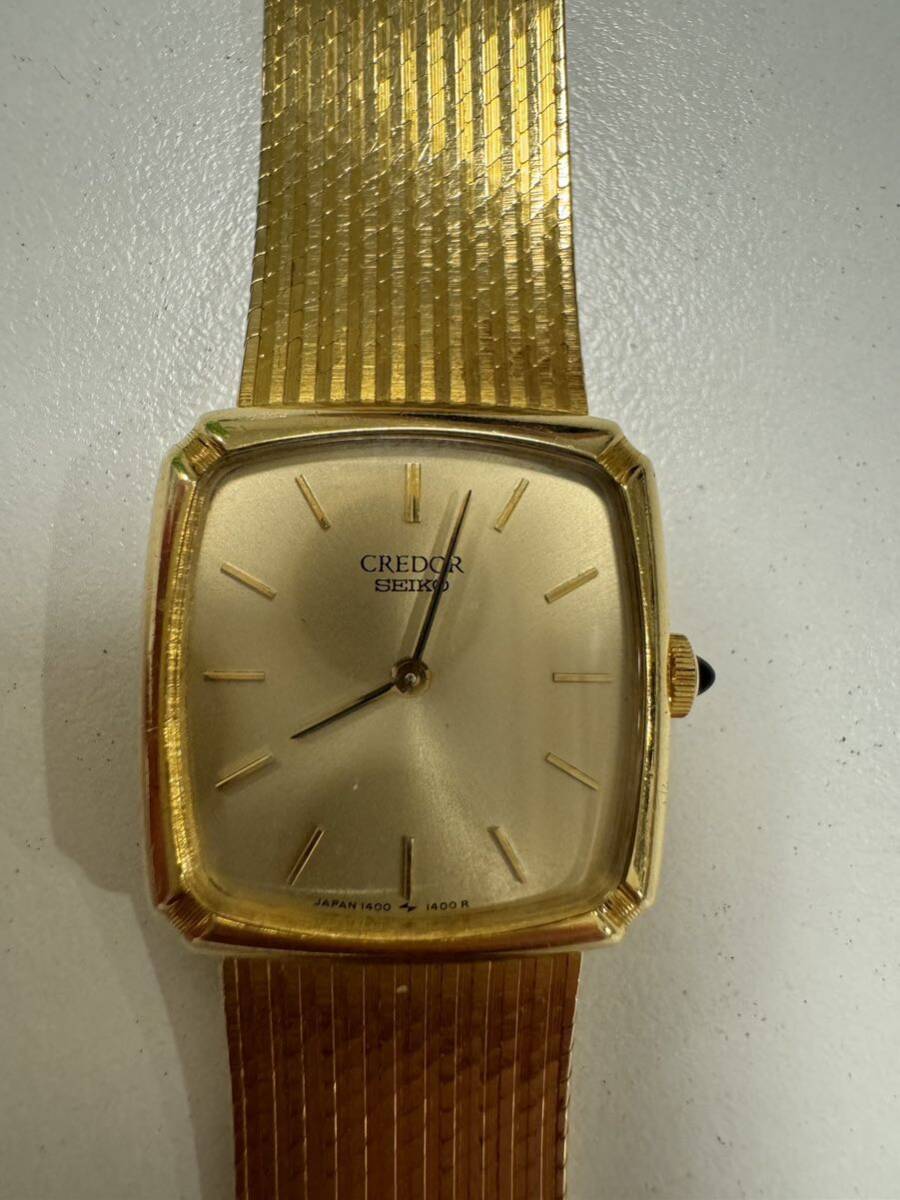 SEIKO CREDOR セイコー クレドール 18K 金無垢腕時計 レディースの画像2