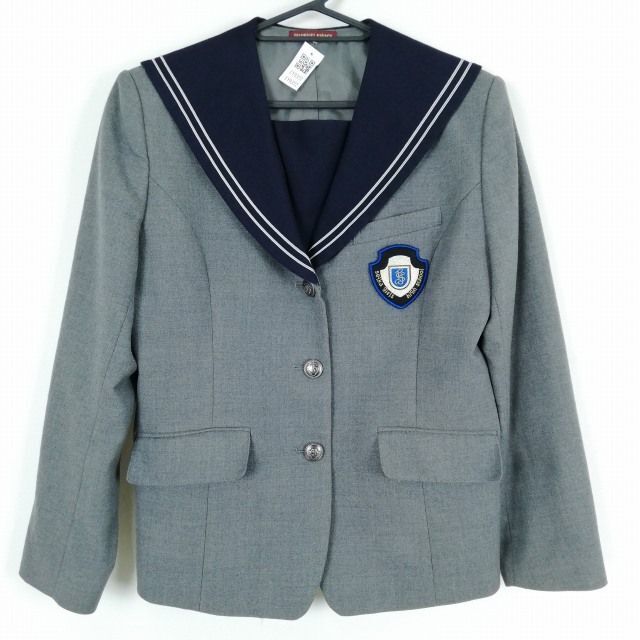 Yahoo!オークション - 1円 セーラー服 上着 冬物 グレー2本線 Yahoo!オークション - 1円 セーラー服 上着 冬物 グレー2本線