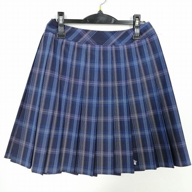 1 jpy school skirt summer thing w69- height 51 check Saitama autumn . an educational institution high school pleat school uniform uniform woman used IN5542