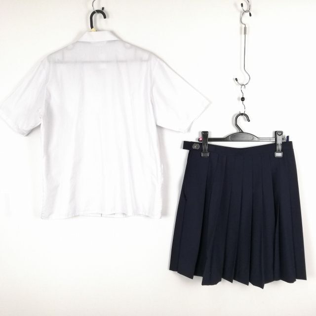 1 иен блуза юбка верх и низ 2 позиций комплект большой размер очень большой лето предмет женщина школьная форма средний . средняя школа белый форма б/у разряд :C EY4708