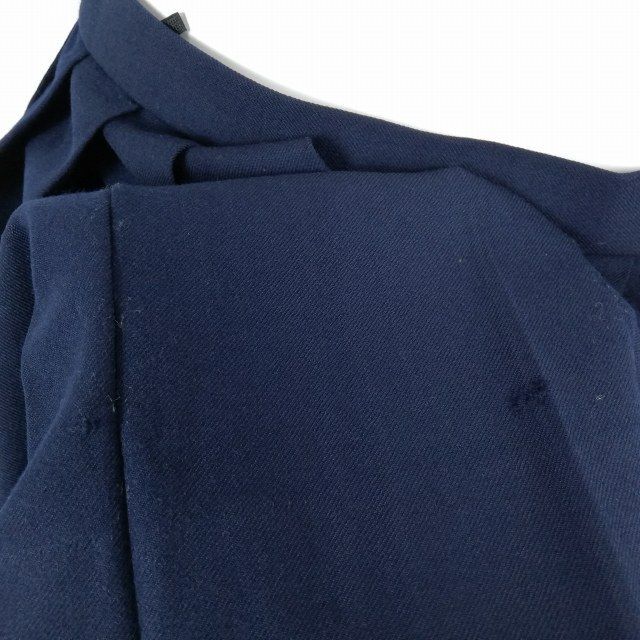 1 jpy sailor suit skirt scarf top and bottom 3 point set large size winter thing blue 3ps.@ line woman school uniform middle . high school navy blue uniform used rank C NA1671