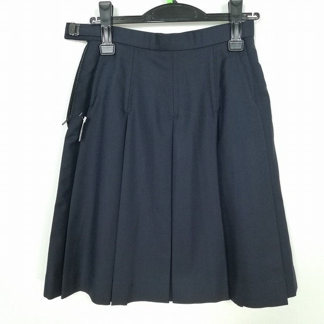 1 иен школьная юбка зима предмет w66- длина 53 темно-синий средний . средняя школа плиссировать школьная форма форма женщина б/у IN5832