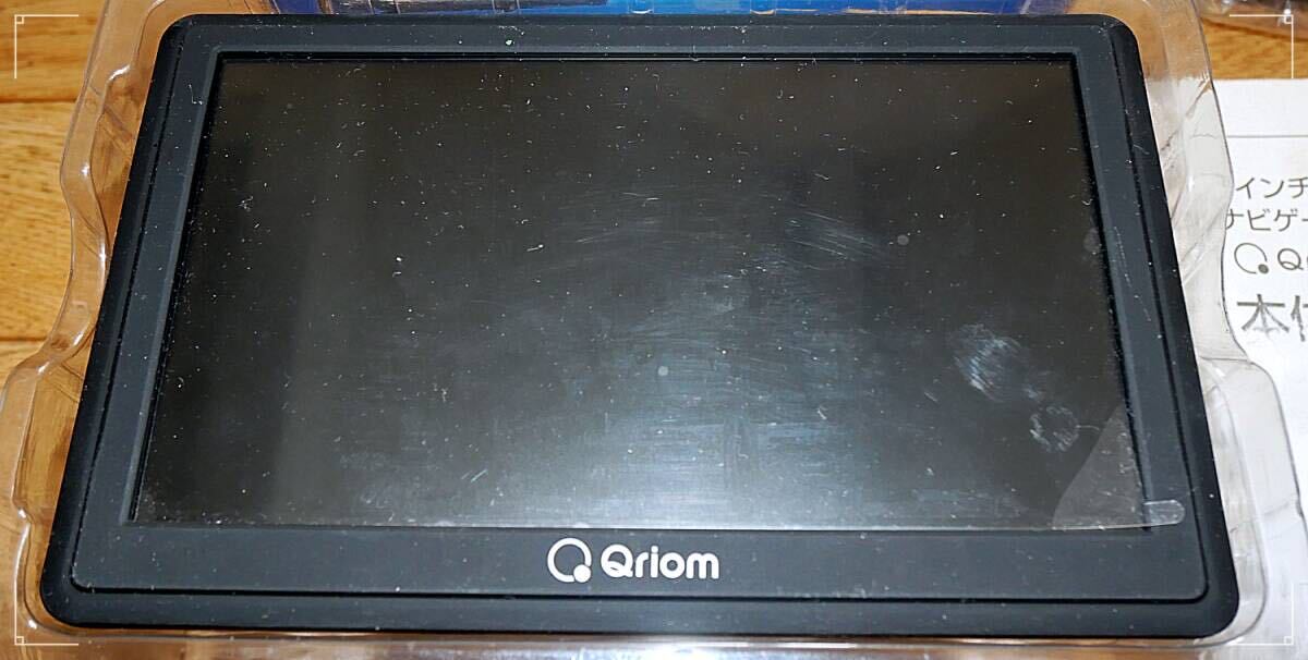 QRIOM　７インチカーナビ＆ドラレコ＆ワンセグテレビ 新古品未使用☆☆☆☆☆