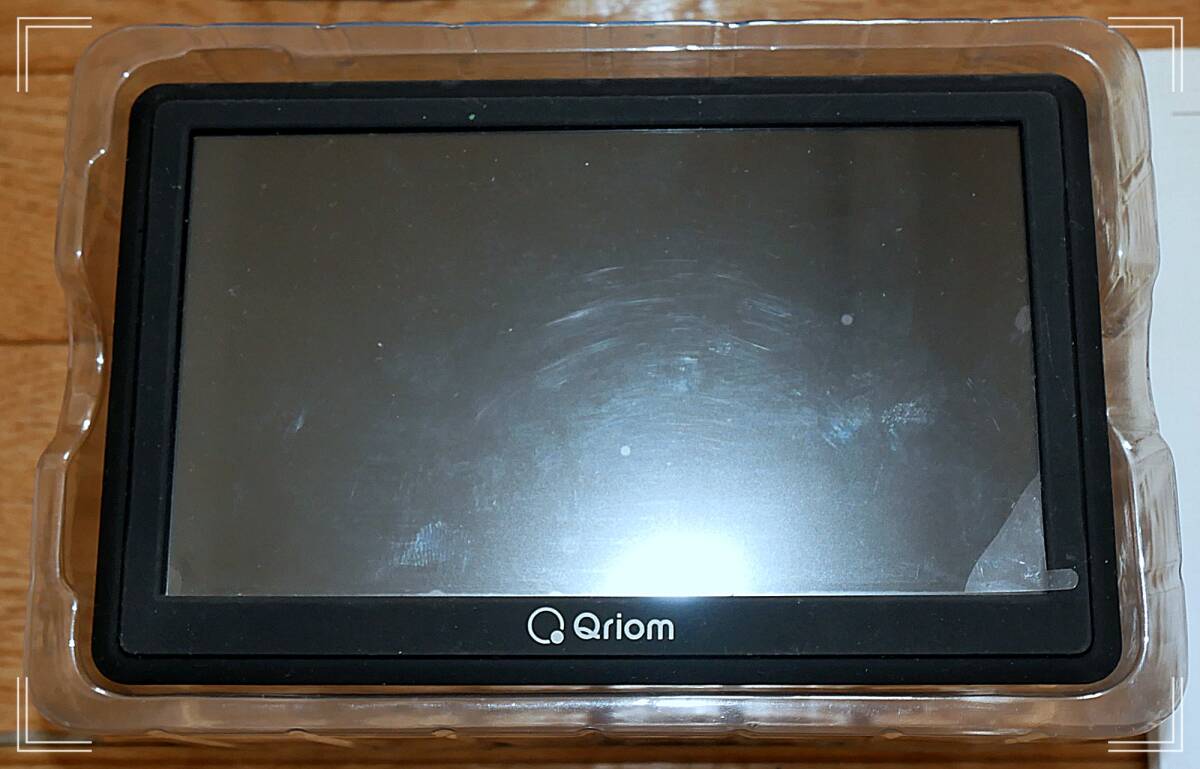 QRIOM ７インチカーナビ＆ドラレコ＆ワンセグテレビ 新古品未使用☆☆☆☆☆の画像6