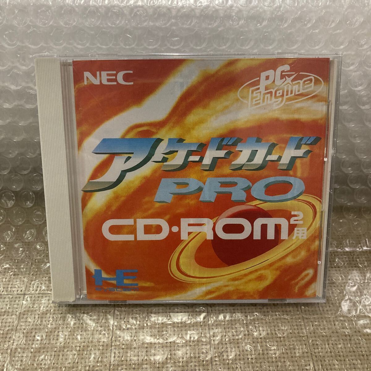  unopened [ PC engine ] arcade card Pro(PC) PC engine PCE PRO dead stock shrink attaching 